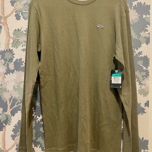 Nike Green Long Sleeve Tee Casual Crew Neck